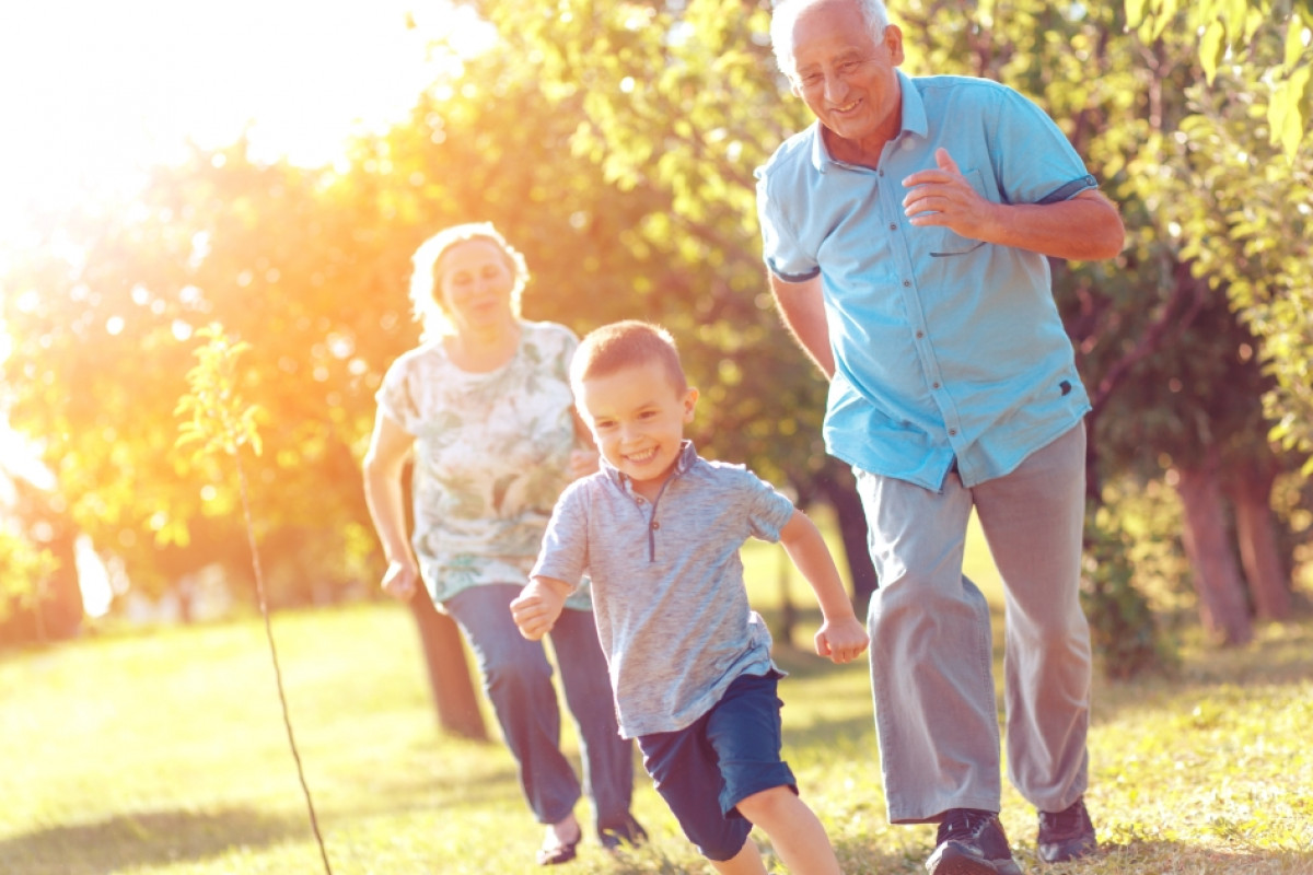 Mit Oma und Opa unterwegs