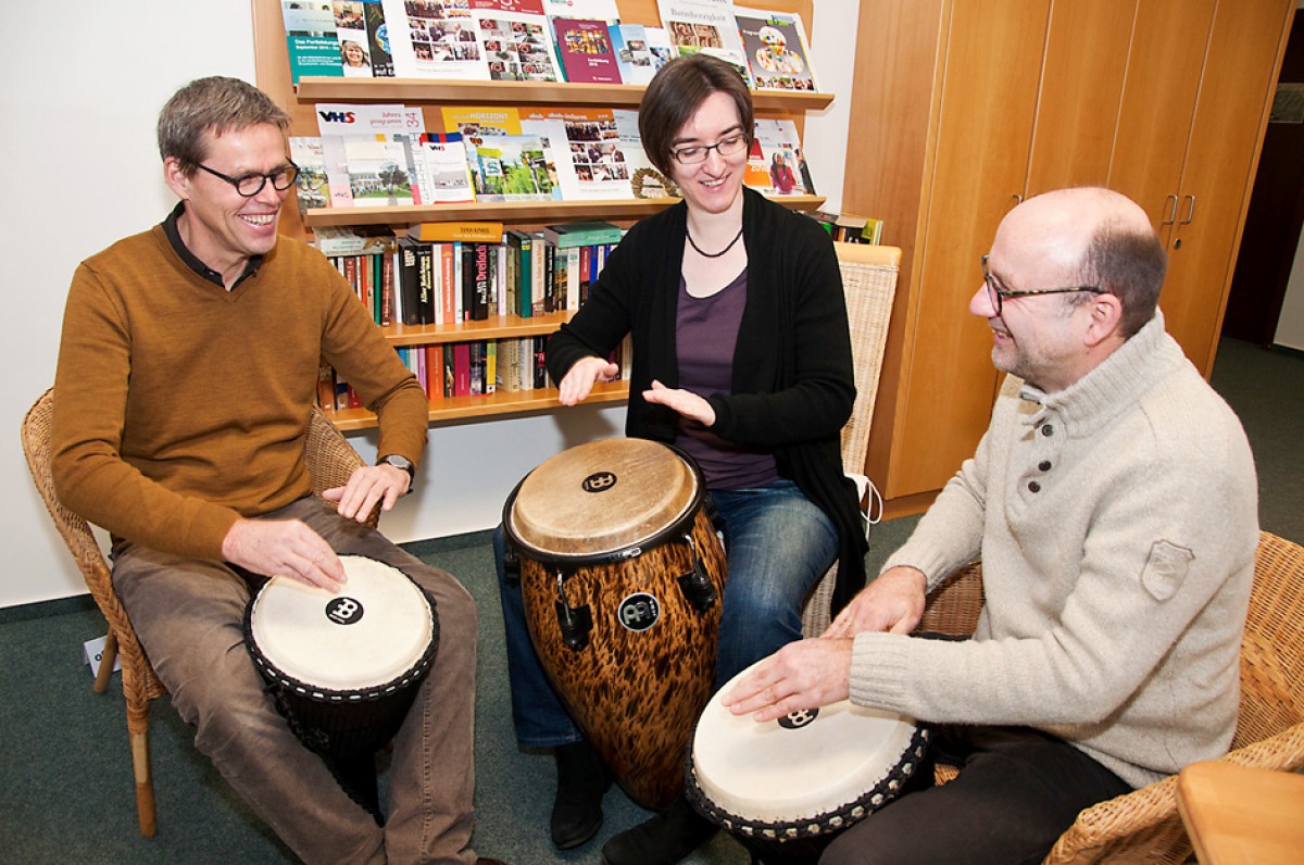 Trommeln und  Singen in Stapelfeld 