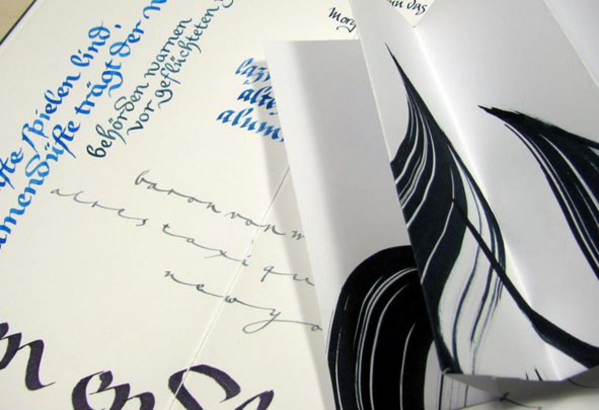 Kalligrafie - fließend und frei