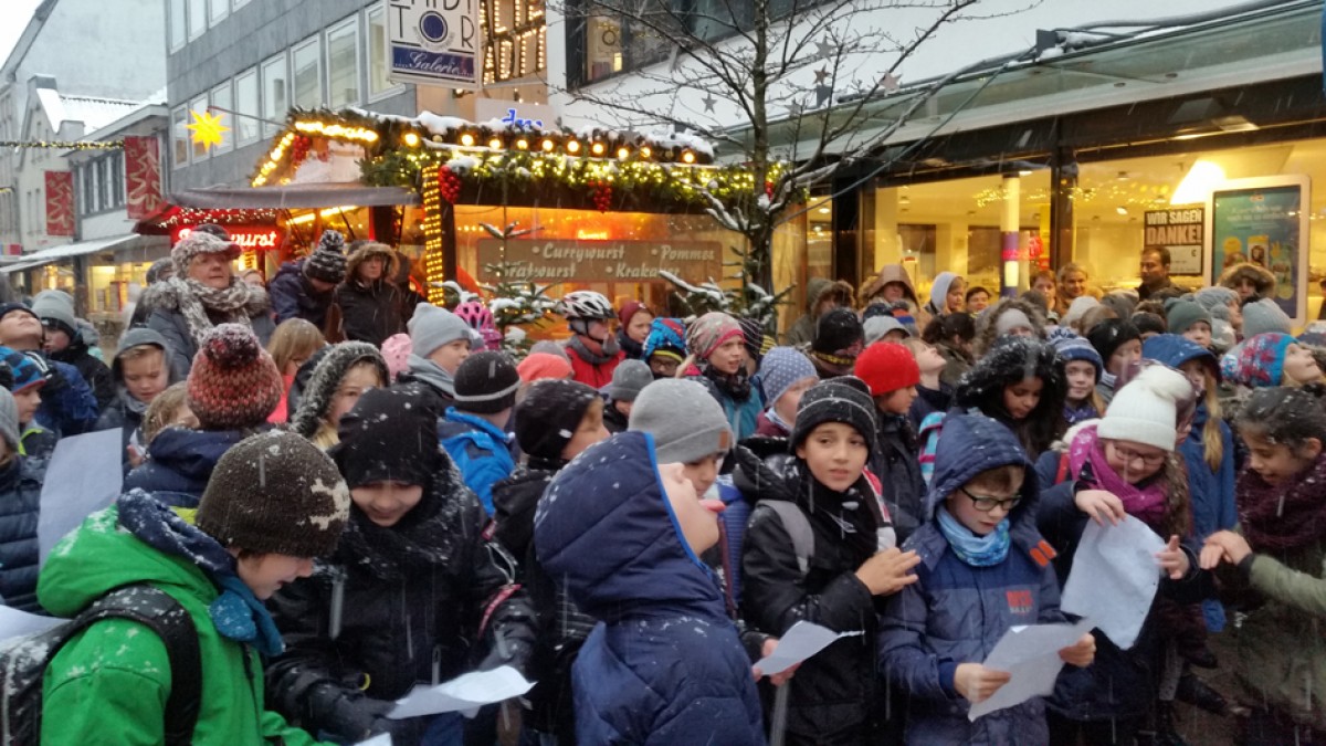 Grundschüler gewinnen Sing-Wette