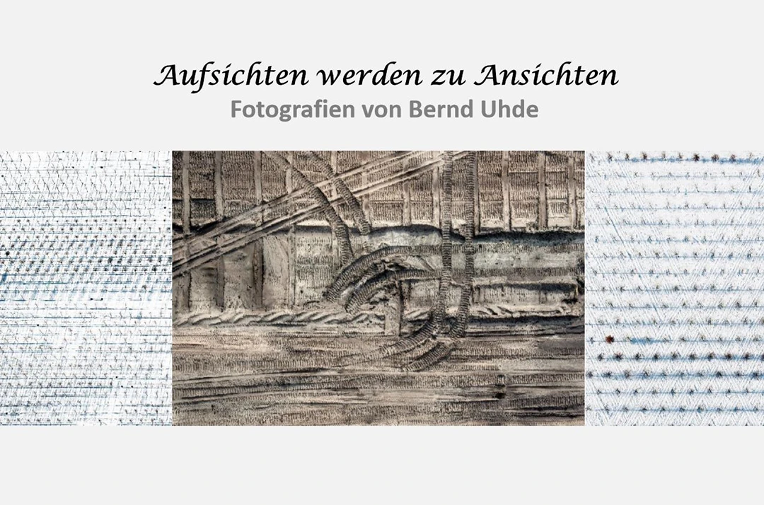 Cover der Ausstellung Aufsichten werden zu Ansichten