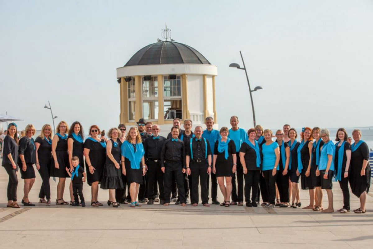Gruppenfoto vom Borkumer Gospelchor