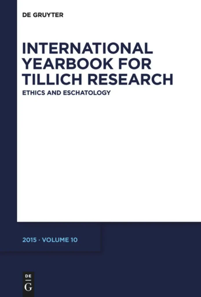 Cover des Werkes „International yearbook for Tillich research“