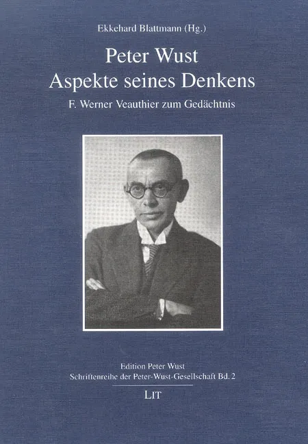 Cover des Werkes „Peter Wust Aspekte seines Denkens“